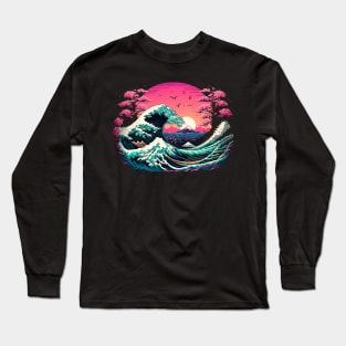 the great wave off kanagawa Long Sleeve T-Shirt